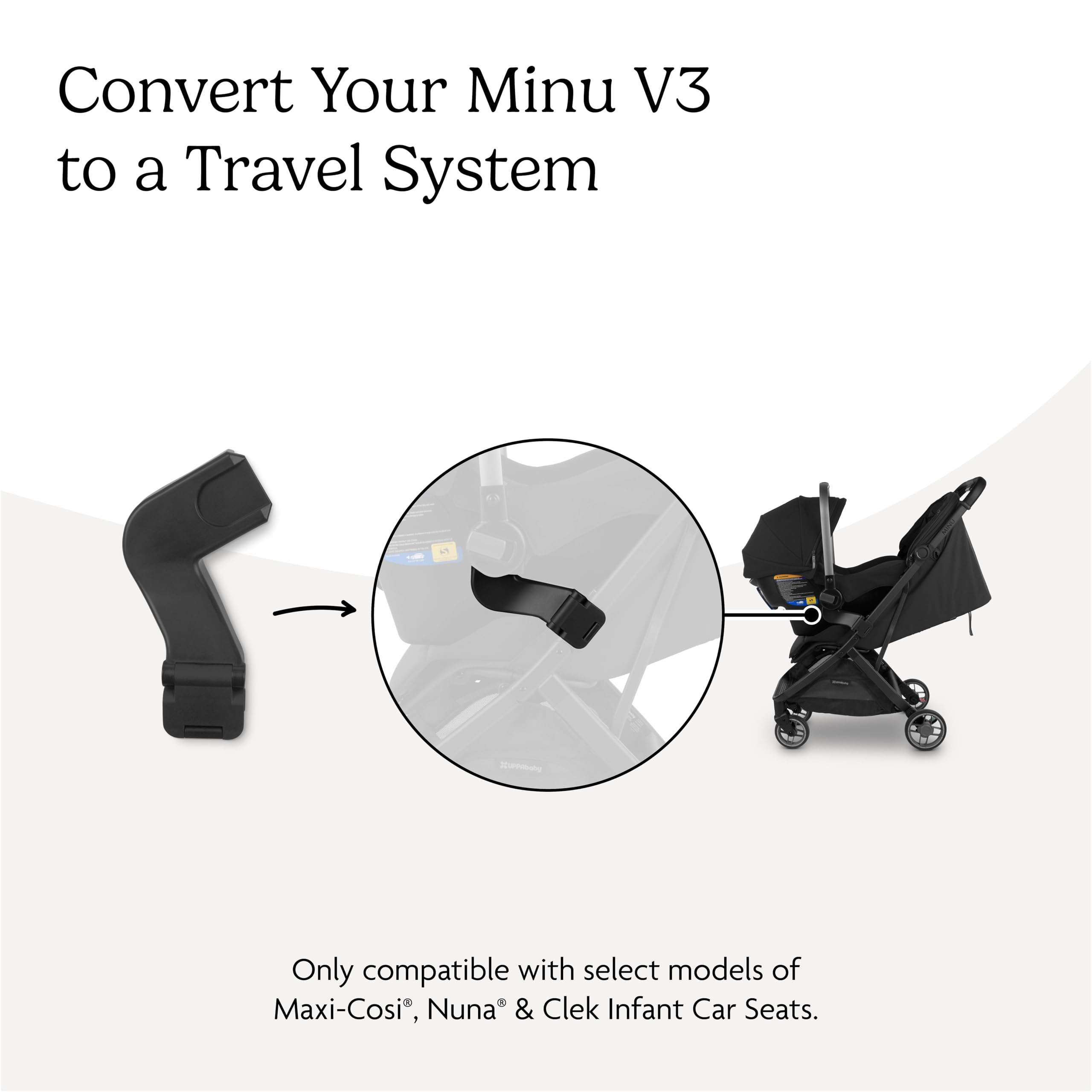 Foto 4 pulgar | Adaptador De Asiento De Coche Uppababy Minu V3 Para Maxi-cosi , Nuna  Y Clek - Venta Internacional.