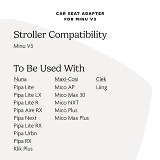 Foto 6 | Adaptador De Asiento De Coche Uppababy Minu V3 Para Maxi-cosi , Nuna Y Clek - Venta Internacional.