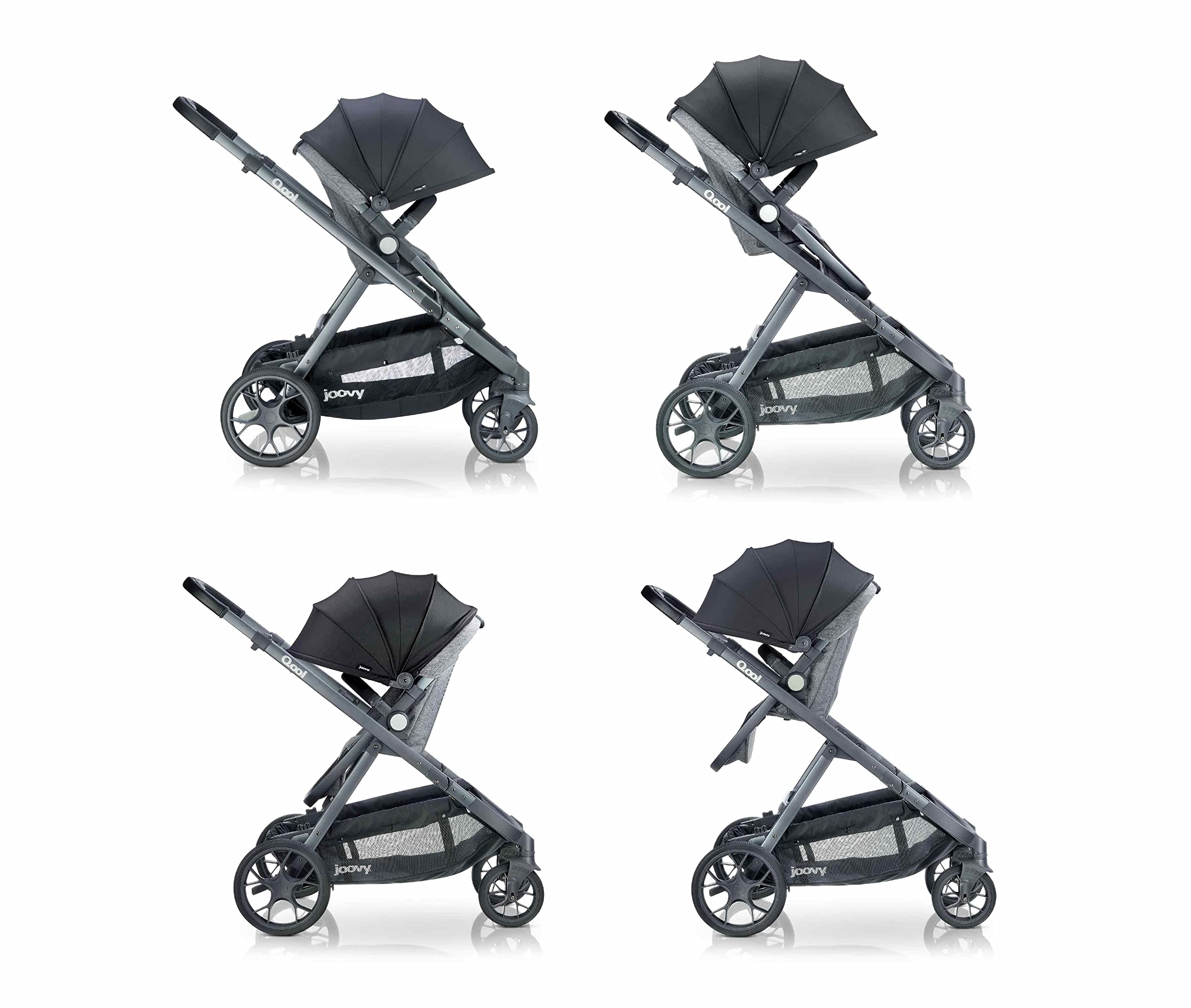 Foto 4 pulgar | Silla De Paseo Joovy Qool Personalizable, Individual, Doble/triple, Negra - Venta Internacional.