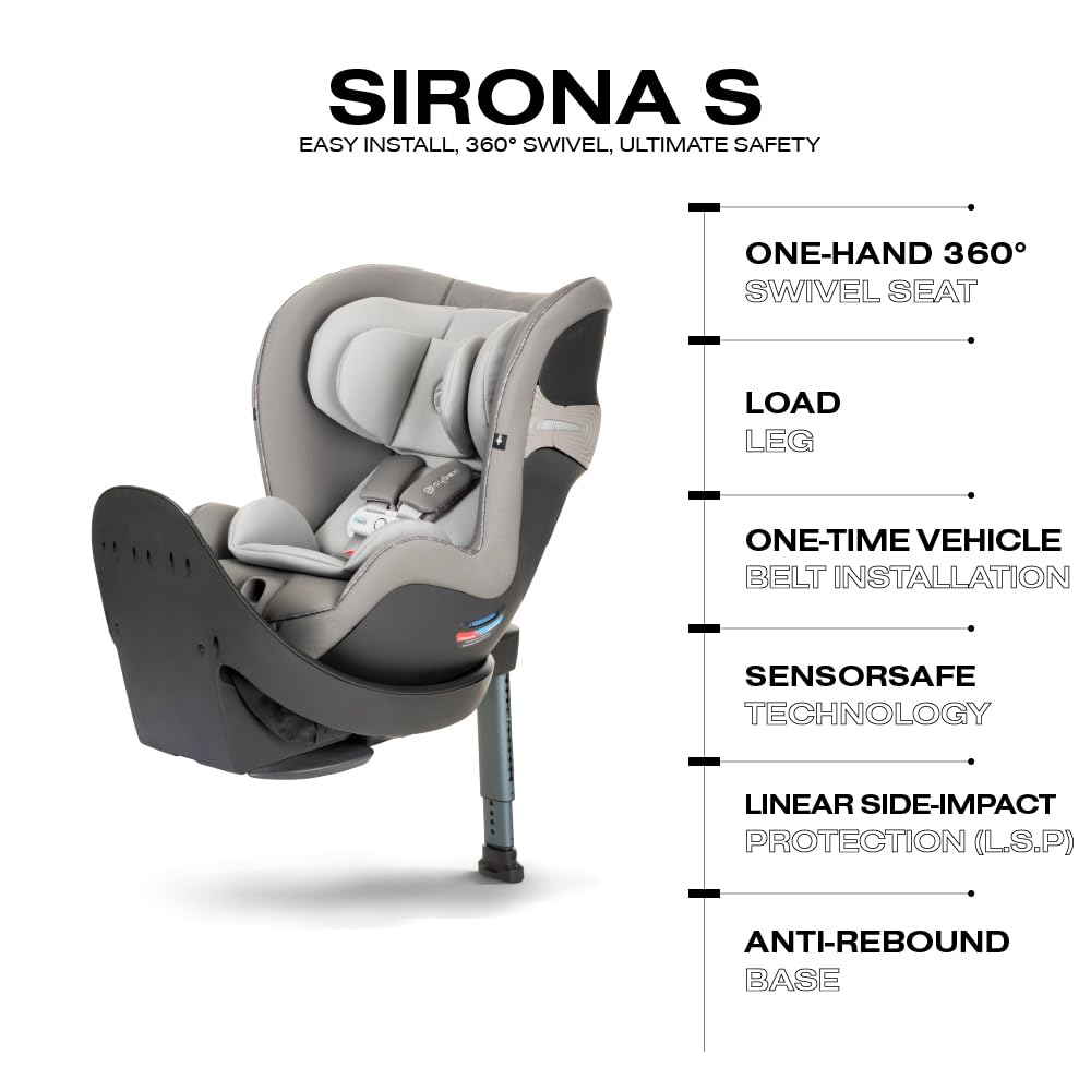 Foto 6 pulgar | Asiento De Coche Convertible Cybex Sirona S Con Sensorsafe Manhattan Grey - Venta Internacional.
