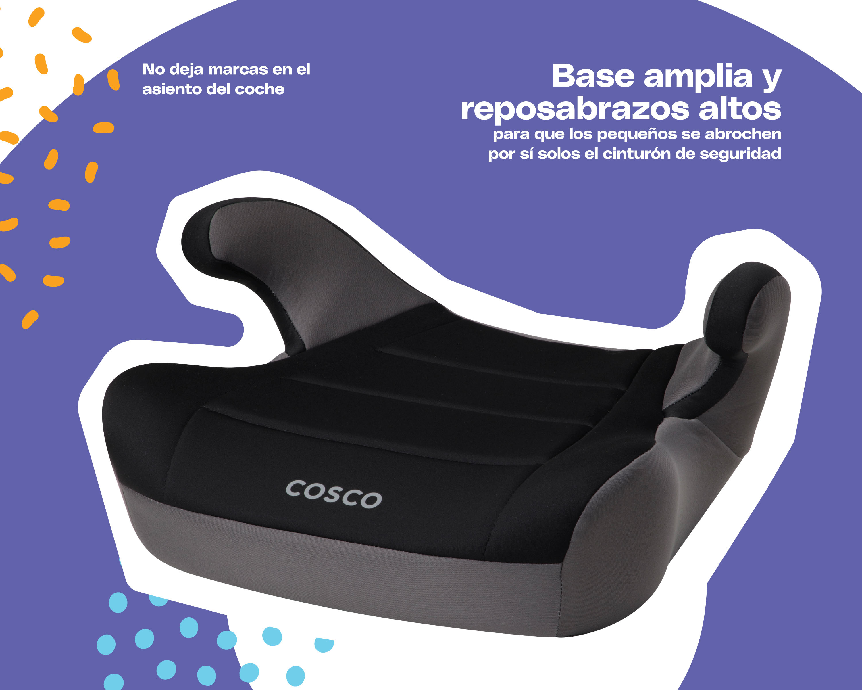 Foto 9 pulgar | Cosco Autoasiento Booster Rise Lx Fossil Black