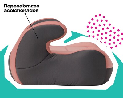 Foto 5 | Cosco Autoasiento Booster Rise Lx Cameo Rose