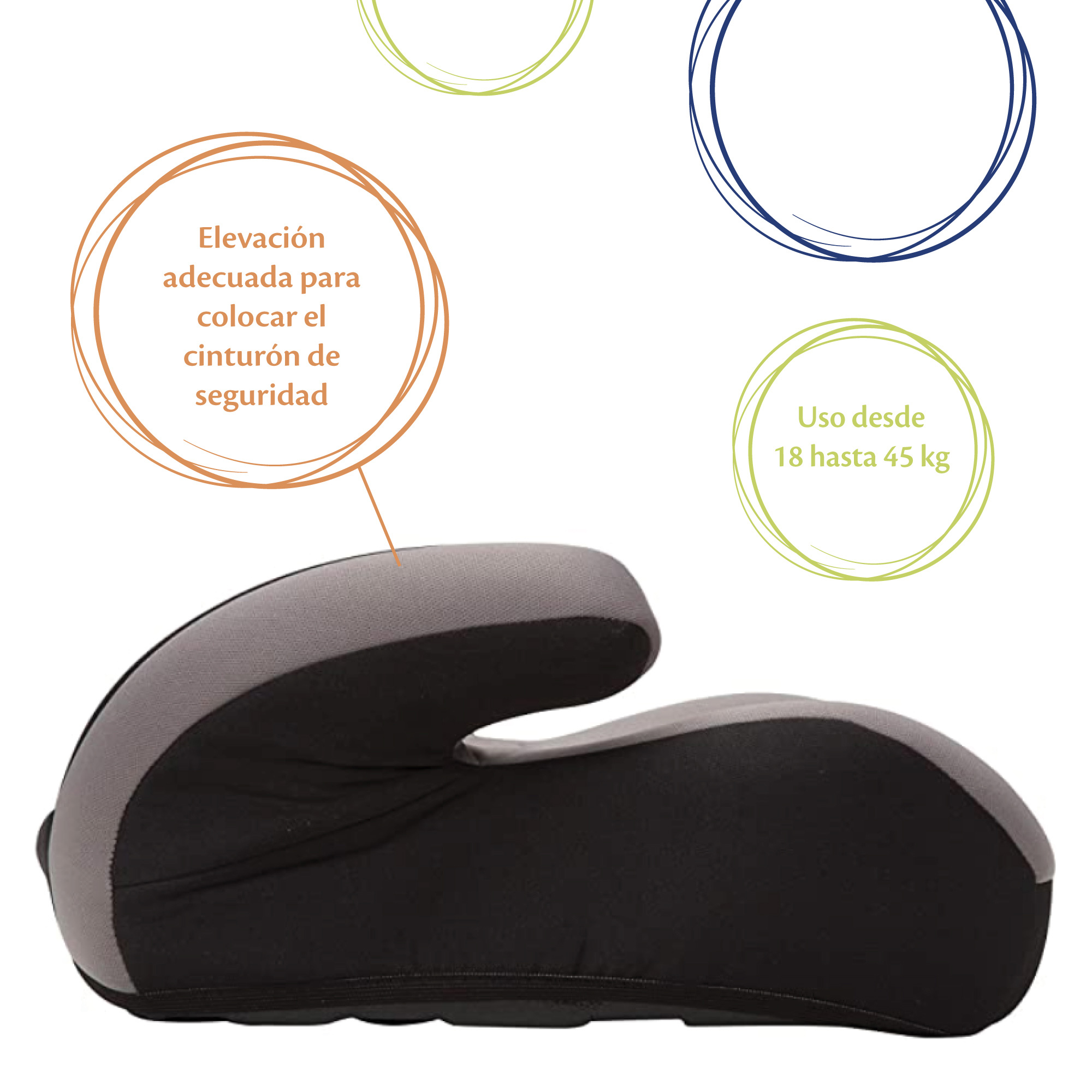 Foto 4 pulgar | Cosco Autoasiento Booster Topside Gris