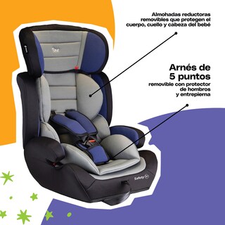 Foto 4 | Cosco Autoasiento Booster Tour Gris/azul