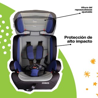 Foto 6 | Cosco Autoasiento Booster Tour Gris/azul