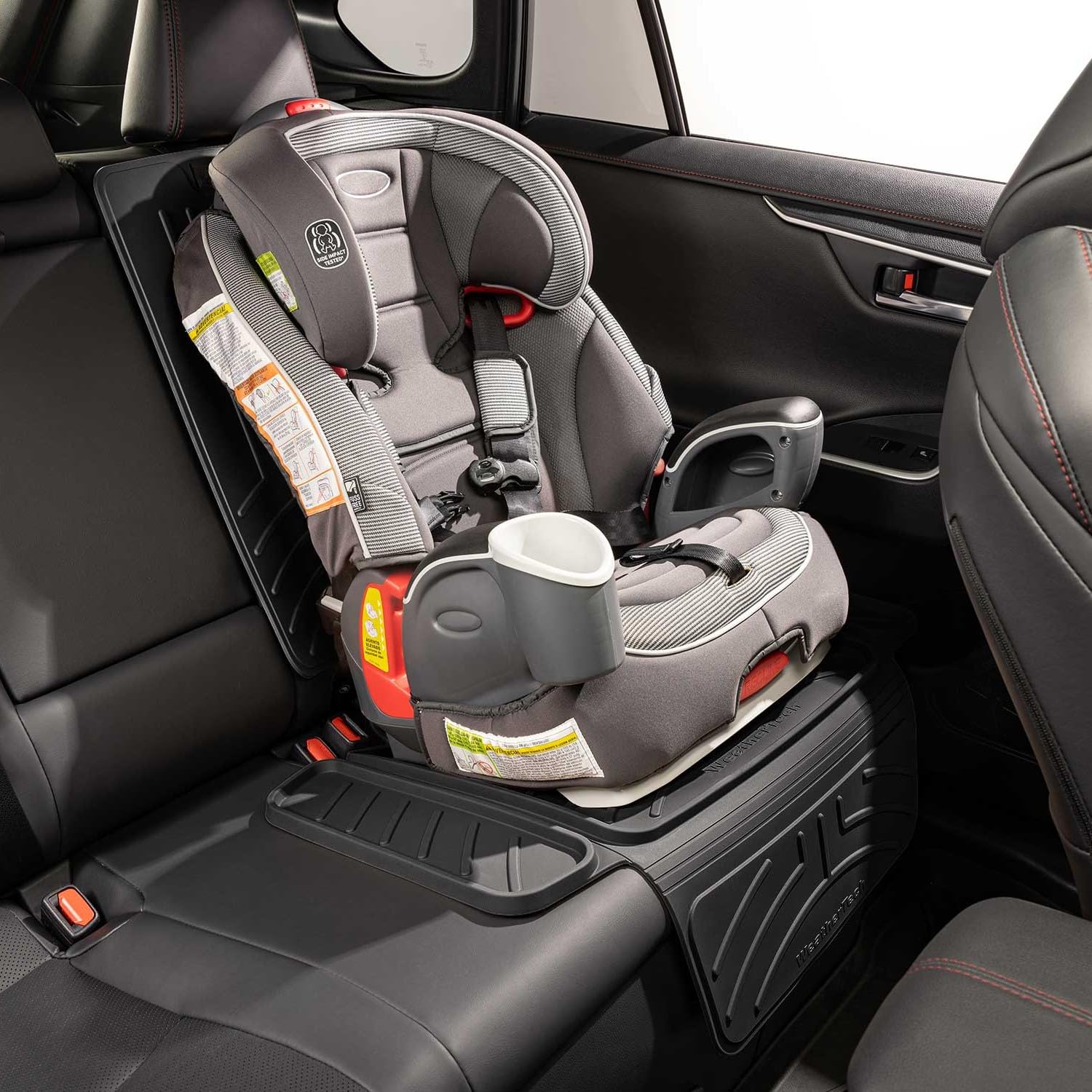 Foto 6 pulgar | Protector De Asiento De Coche Infantil Weathertech Black - Venta Internacional.