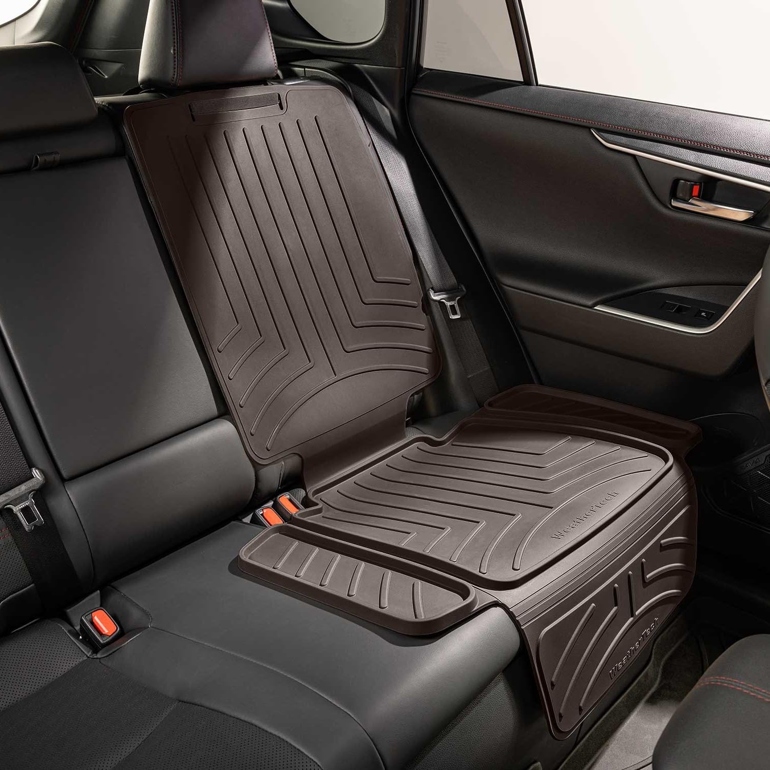 Foto 3 pulgar | Protector De Asiento De Coche Para Niños Weathertech Cocoa Con Respaldo - Venta Internacional.