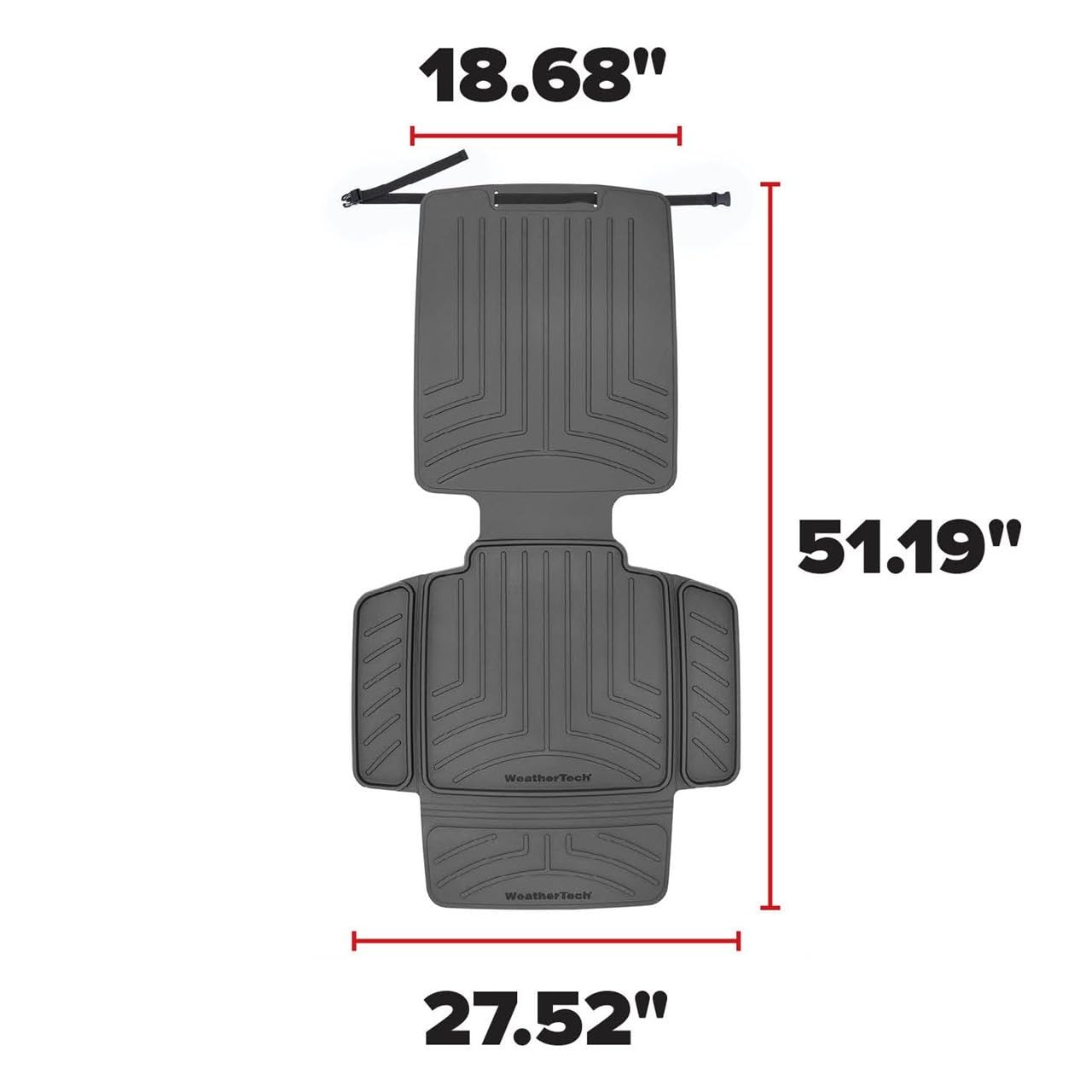Foto 4 pulgar | Protector De Asiento De Coche Para Niños Weathertech Cocoa Con Respaldo - Venta Internacional.