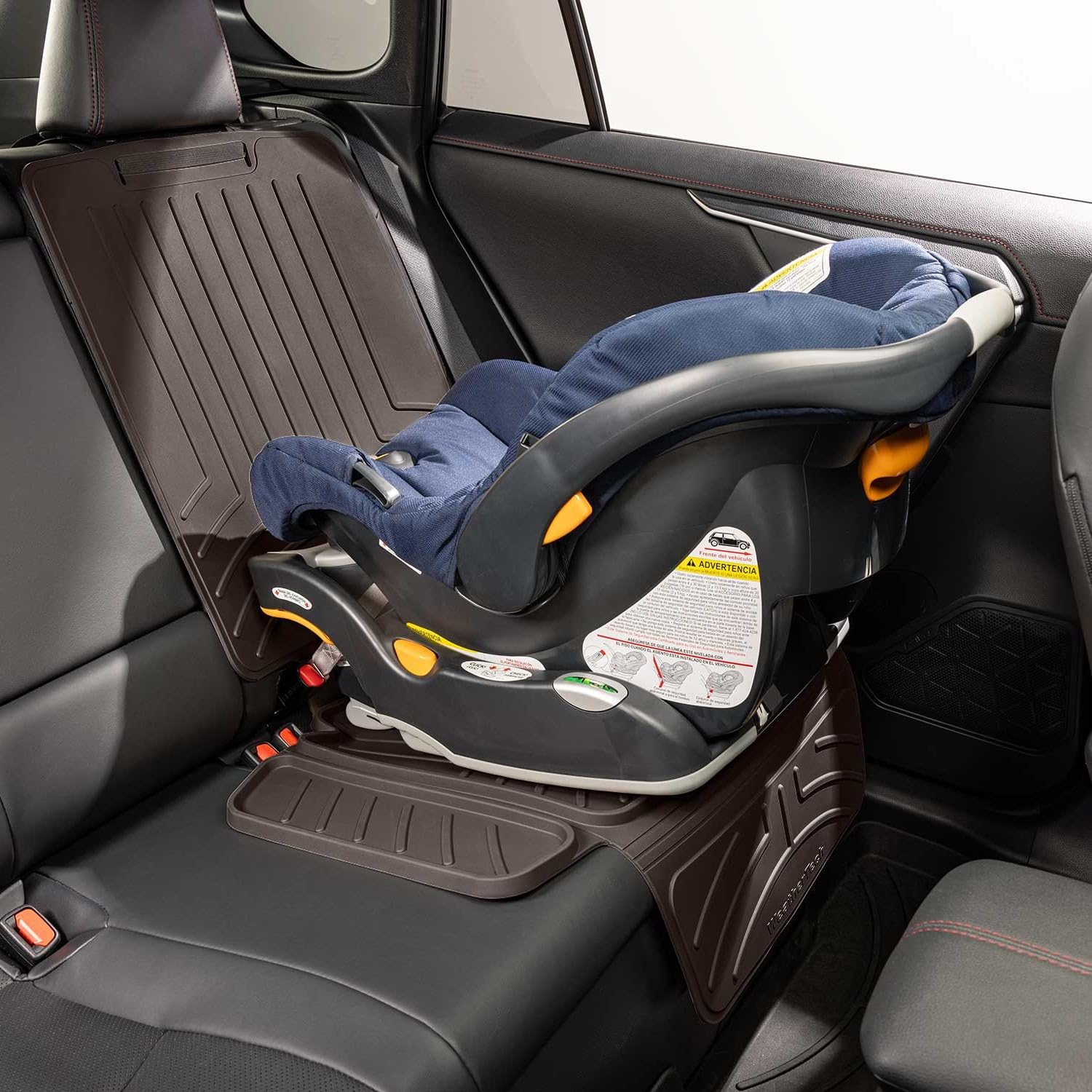 Foto 5 pulgar | Protector De Asiento De Coche Para Niños Weathertech Cocoa Con Respaldo - Venta Internacional.