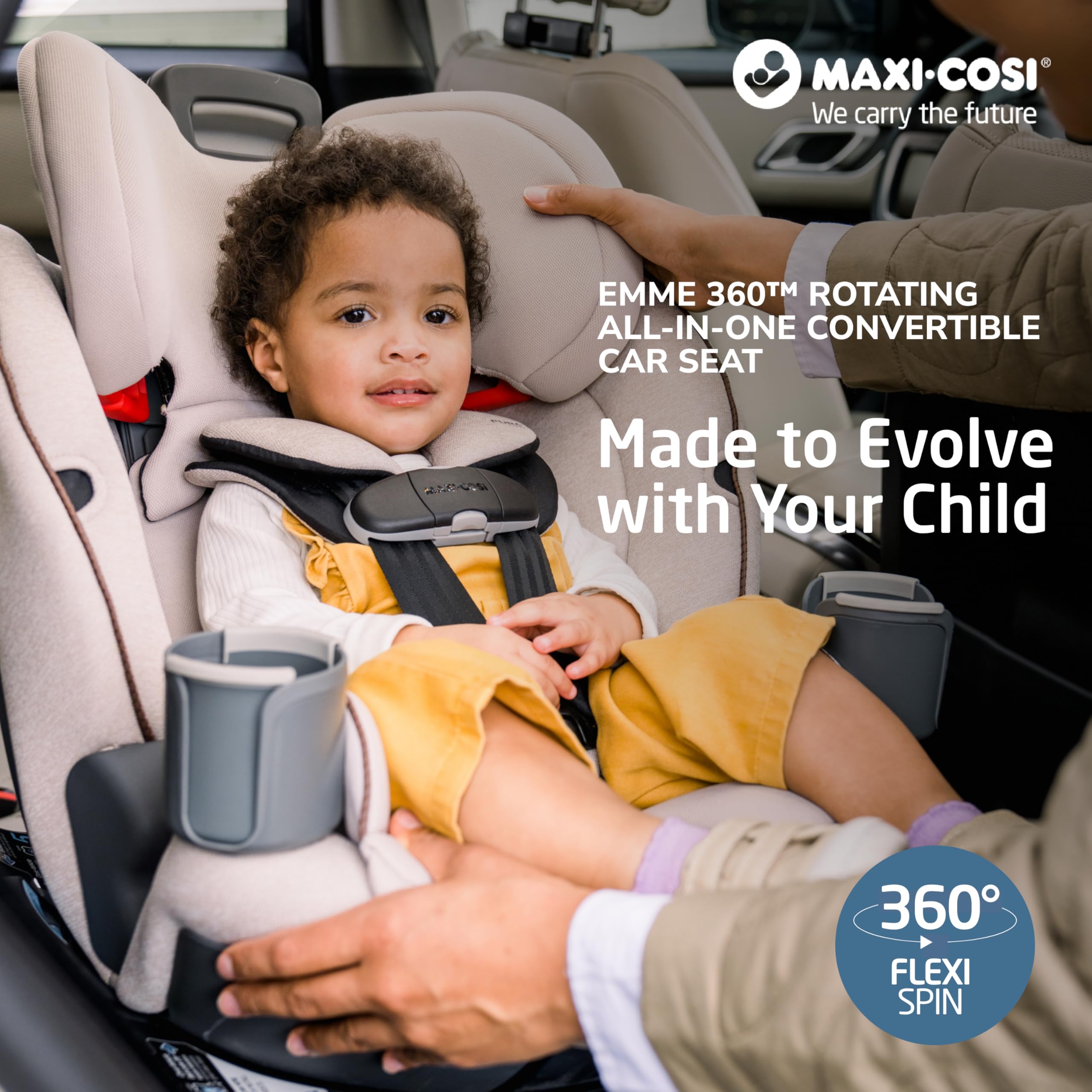 Foto 3 pulgar | Asiento De Coche Convertible Maxi-cosi Emme 360 Rotating Meadow - Venta Internacional.