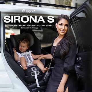 Foto 2 | Asiento De Coche Convertible Cybex Sirona S Con Rotación De 360° Urban Black - Venta Internacional.