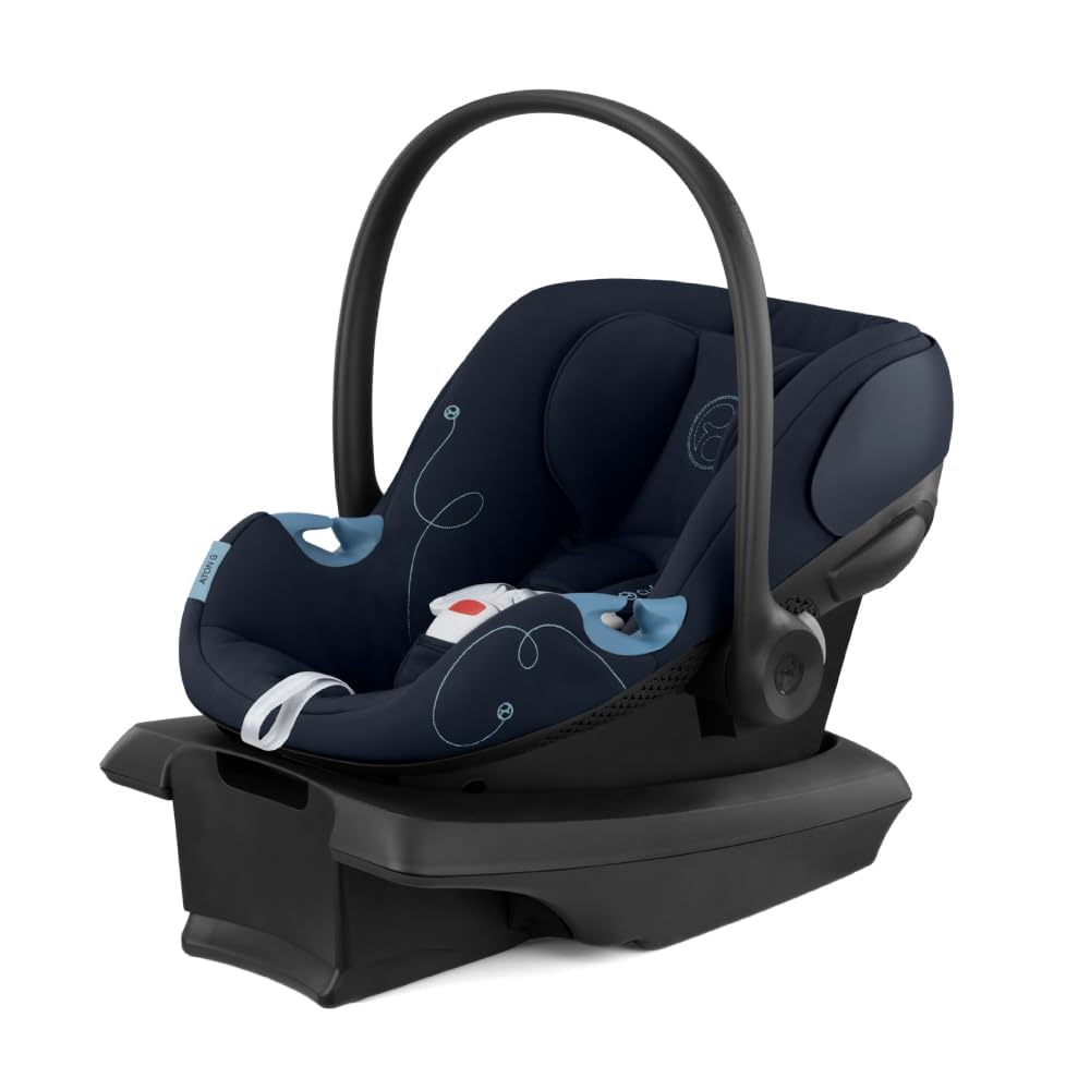 Foto 2 pulgar | Asiento De Coche Infantil Cybex Aton G Con Impacto Lateral Lineal Azul Océano - Venta Internacional.