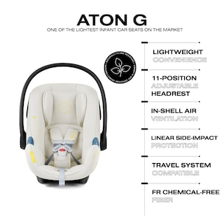 Foto 5 | Asiento De Coche Infantil Cybex Aton G Con Protección Lineal Contra Impactos Laterales - Venta Internacional.