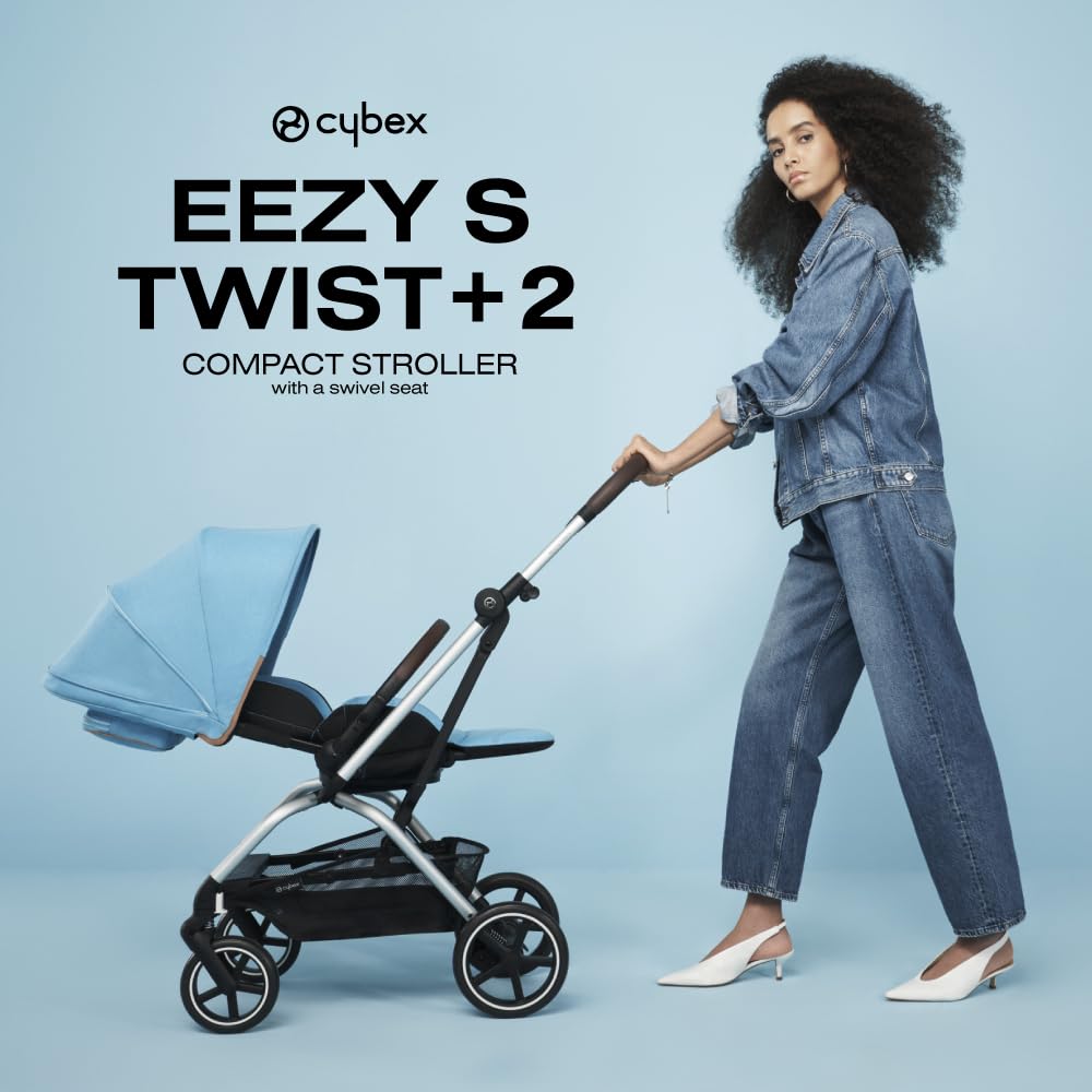 Foto 3 pulgar | Cochecito De Bebé Cybex Eezy S Twist +2 V2 Con Asiento Giratorio De 360° - Venta Internacional.