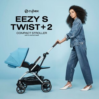 Foto 2 | Cochecito De Bebé Cybex Eezy S Twist +2 V2 Con Asiento Giratorio De 360° - Venta Internacional.