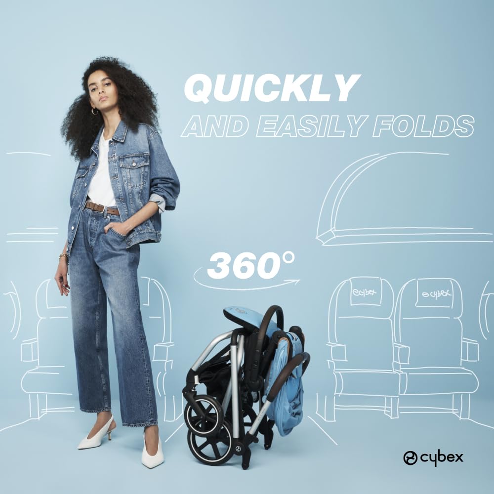 Foto 4 | Cochecito De Bebé Cybex Eezy S Twist +2 V2 Con Asiento Giratorio De 360° - Venta Internacional.
