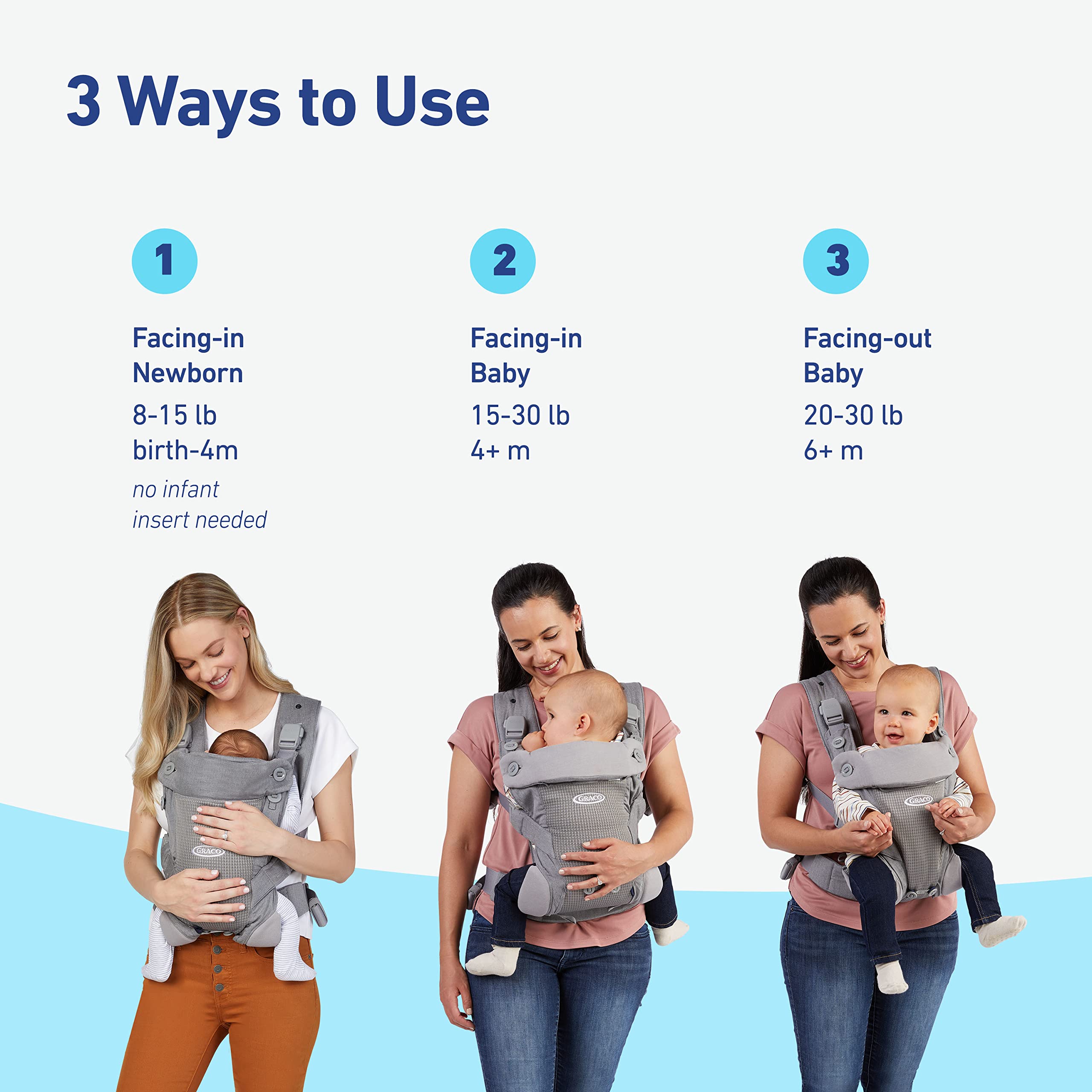 Foto 4 pulgar | Portabebés Graco Cradle Me Lite 3 En 1 De Avena - Venta Internacional.