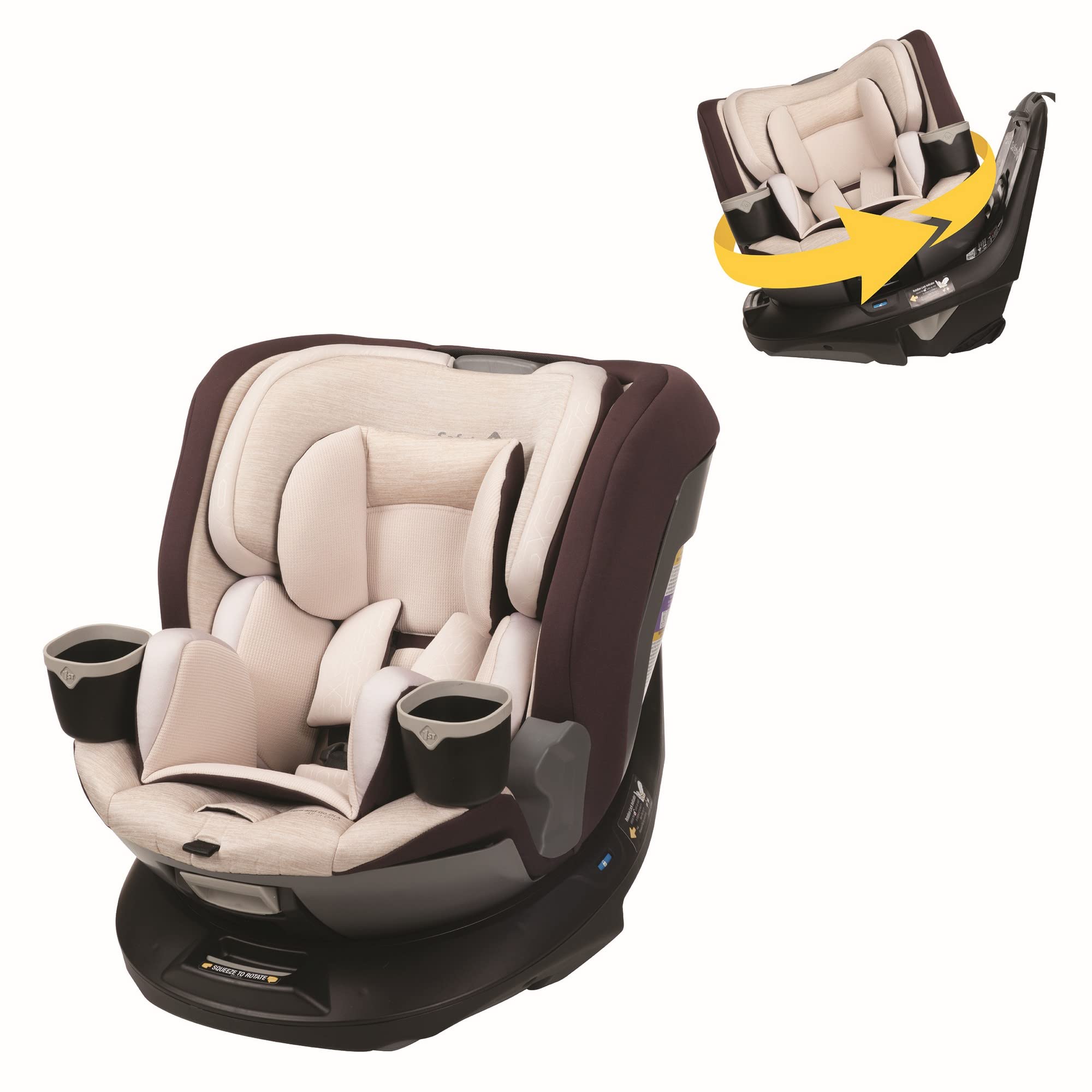 Foto 2 pulgar | Asiento De Coche Safety 1st Turn And Go Dlx Que Gira 360° Dunes Edge - Venta Internacional.