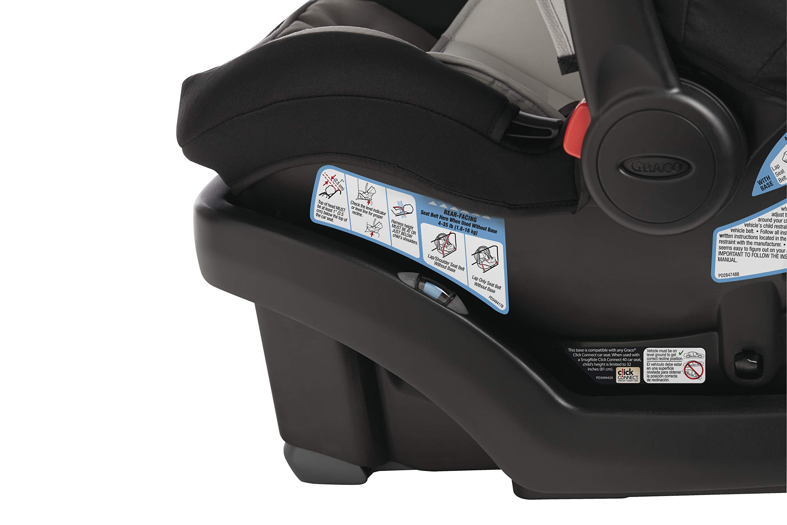 Foto 4 | Base De Asiento De Coche Infantil Graco Snugride Snuglock Negra - Venta Internacional.