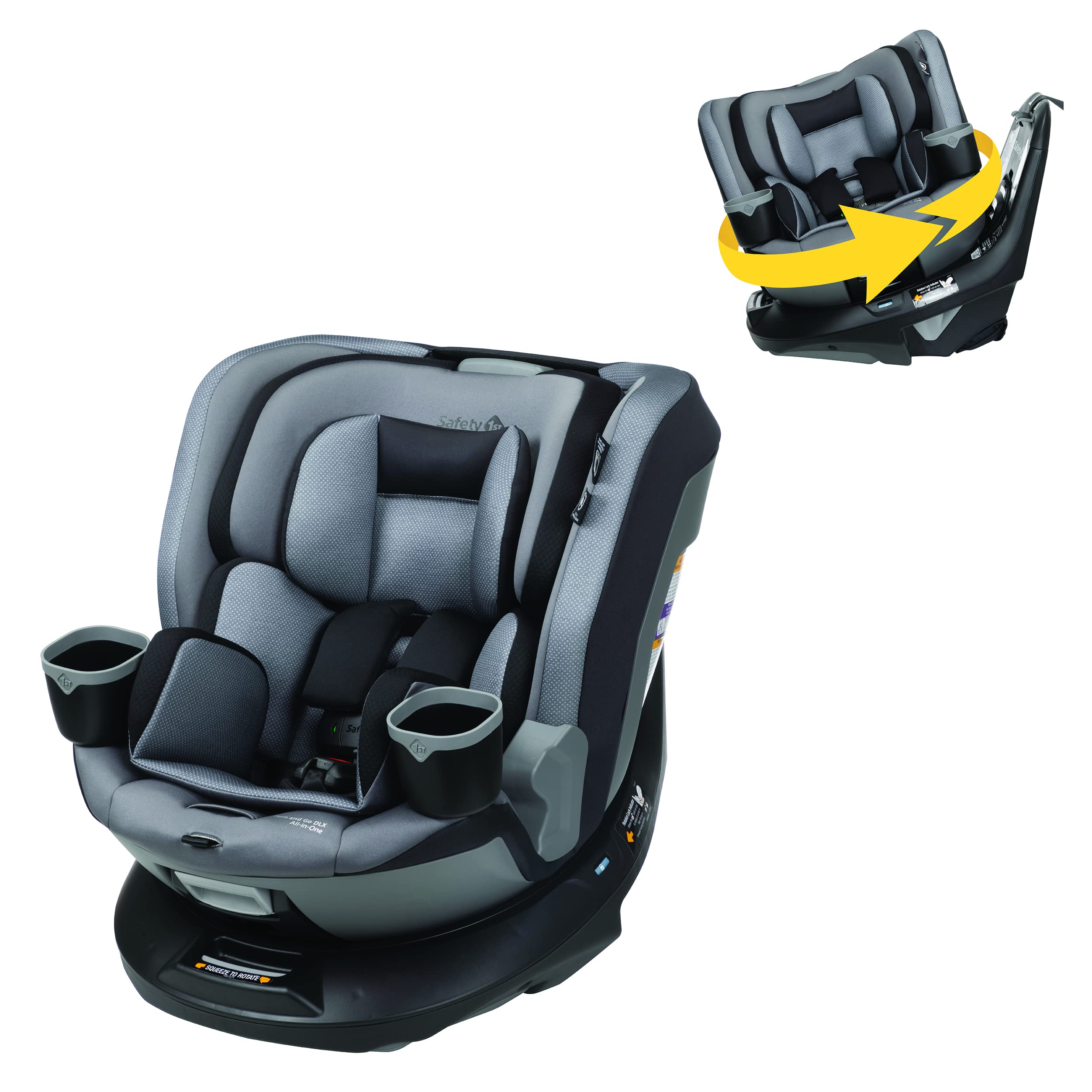 Foto 2 pulgar | Asiento De Coche Safety 1st Turn And Go Dlx Que Gira 360° High Street - Venta Internacional.