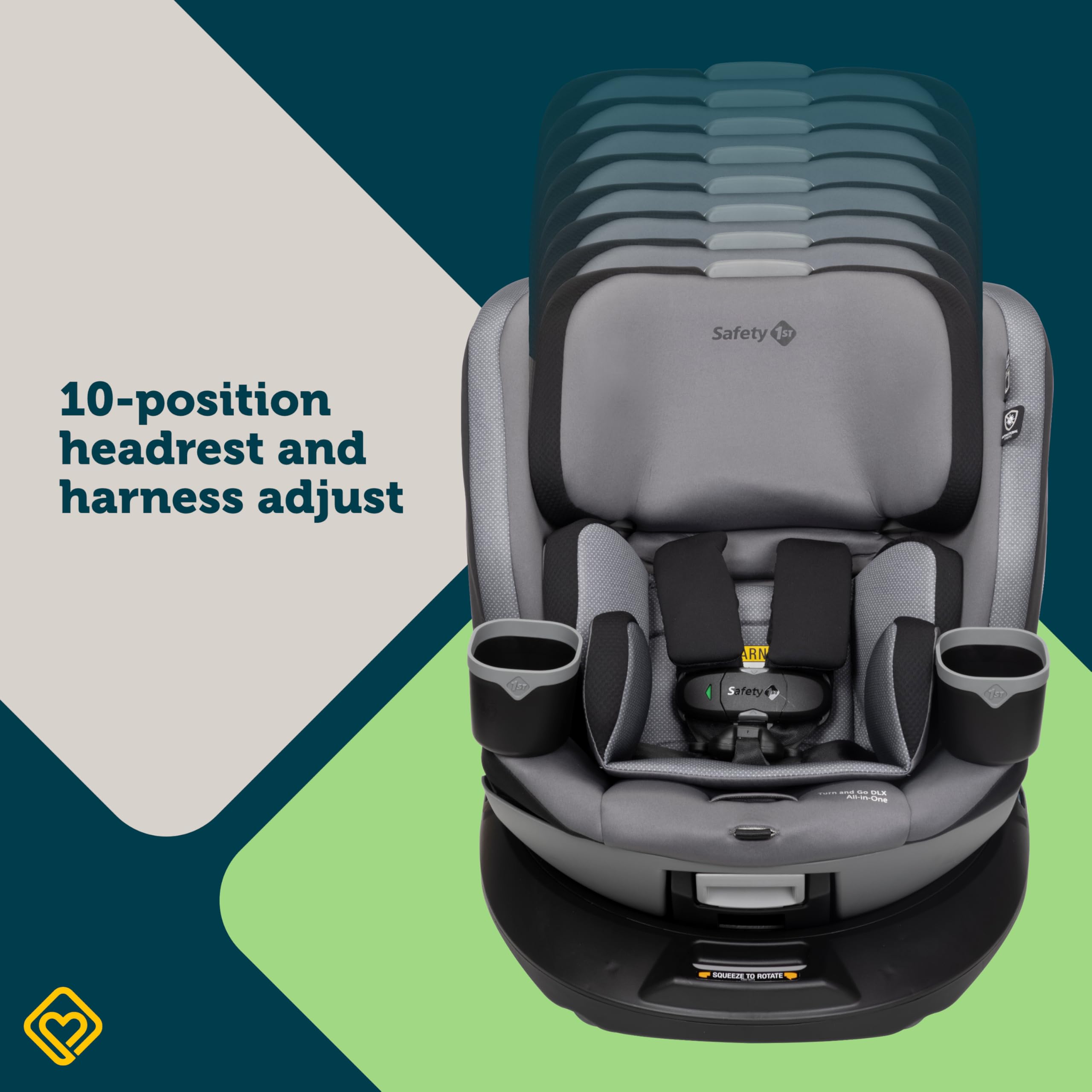 Foto 5 | Asiento De Coche Safety 1st Turn And Go Dlx Que Gira 360° High Street - Venta Internacional.