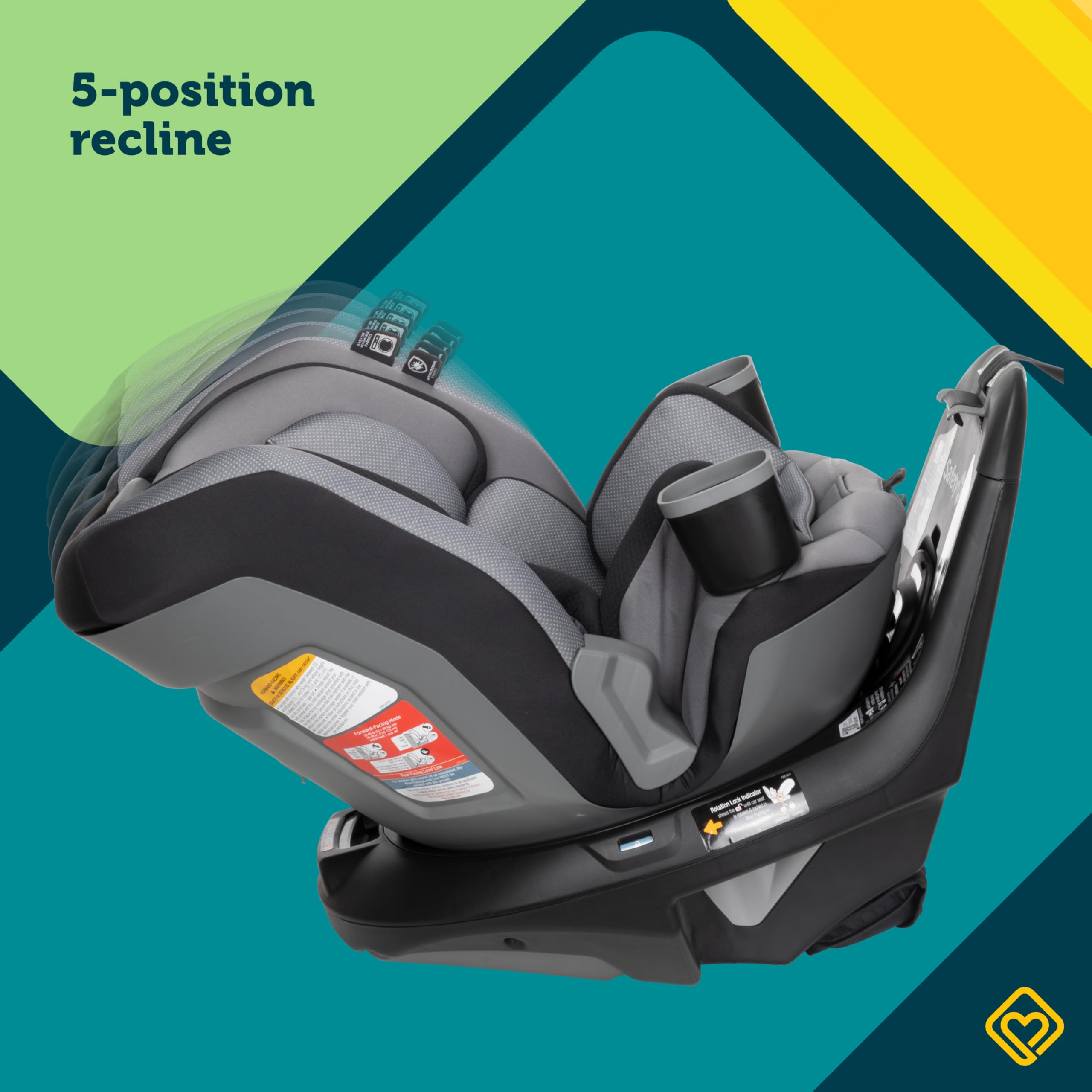 Foto 6 | Asiento De Coche Safety 1st Turn And Go Dlx Que Gira 360° High Street - Venta Internacional.