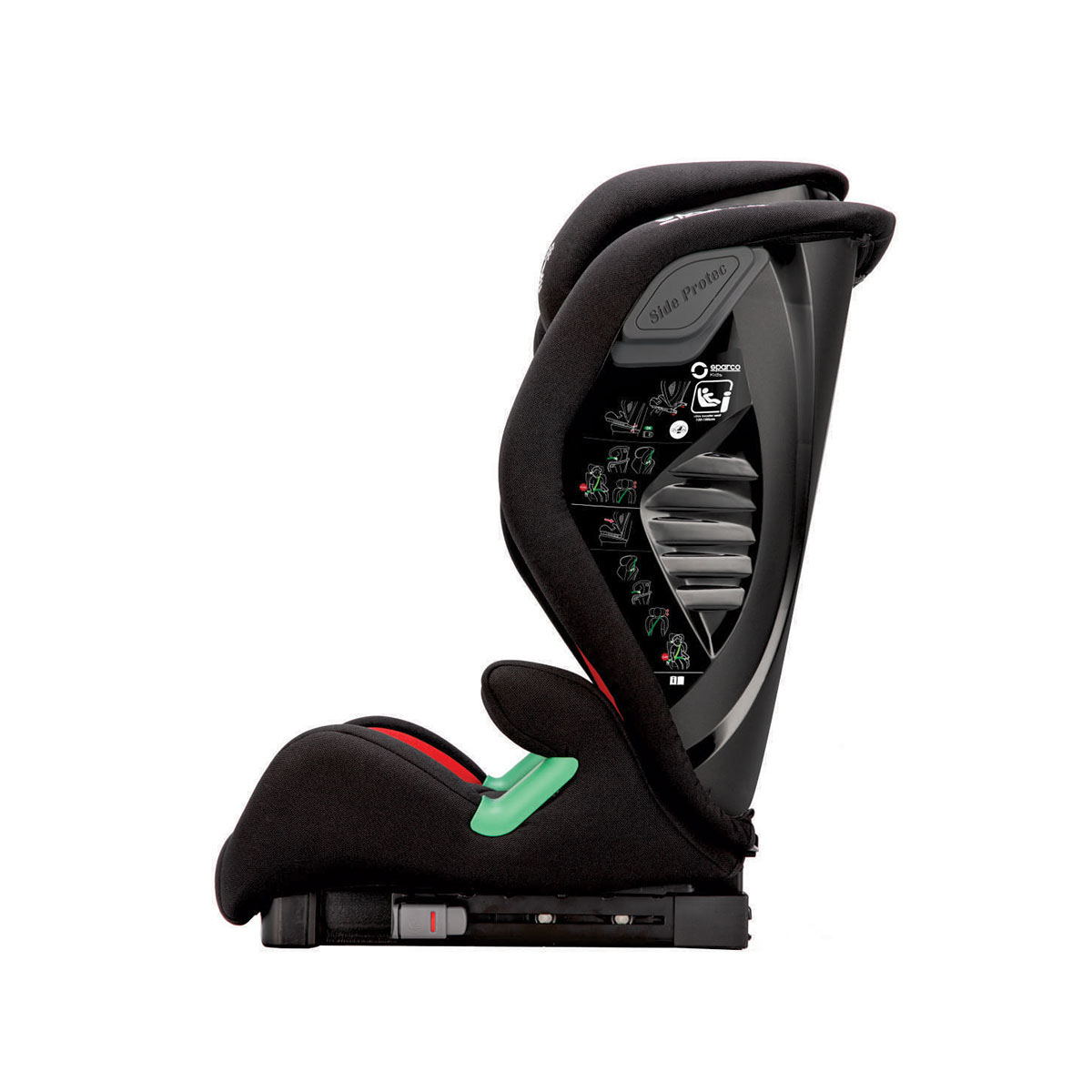Foto 5 pulgar | Sparco Autoasiento Sk2000i Booster  Silla De Bebe Para Auto