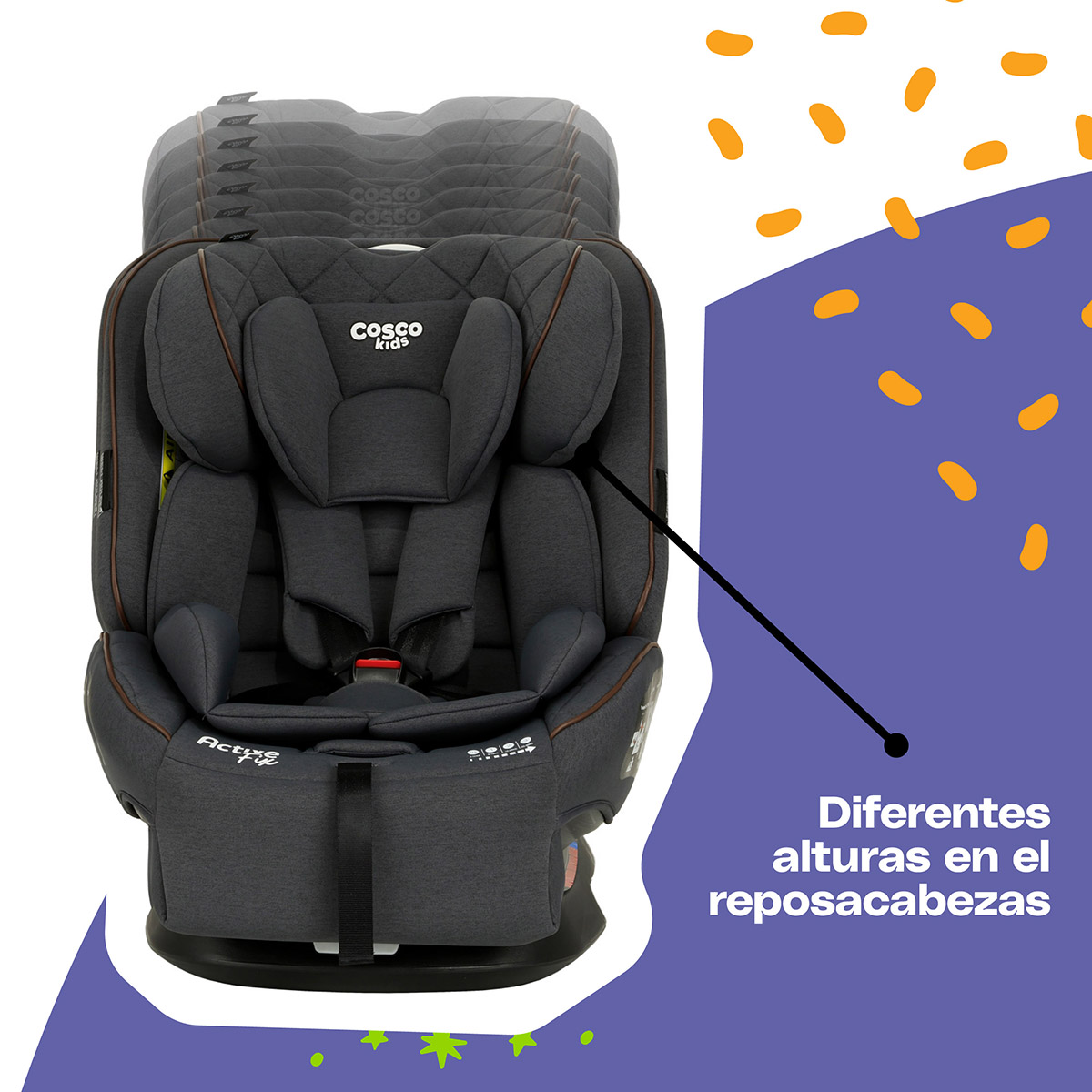Foto 8 pulgar | Cosco Kids Autoasiento Active Fix