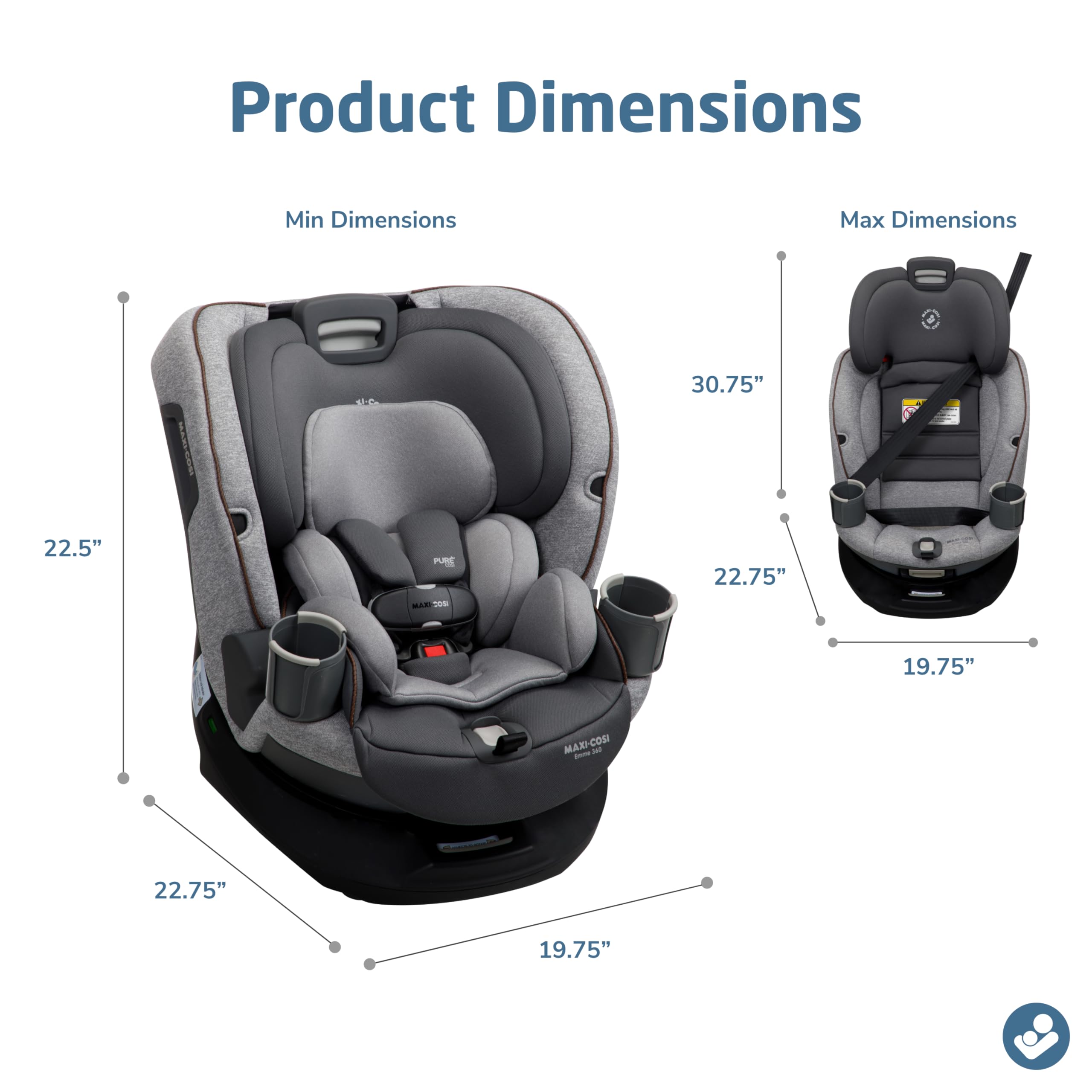 Foto 4 pulgar | Asiento De Coche Convertible Maxi-cosi Emme 360 Rotating Urban Wonder - Venta Internacional.