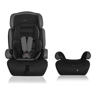 Foto 1 | Autoasiento Silla Booster Benjo Bebe Carro 9 A 36kg Color Negro Con Gris