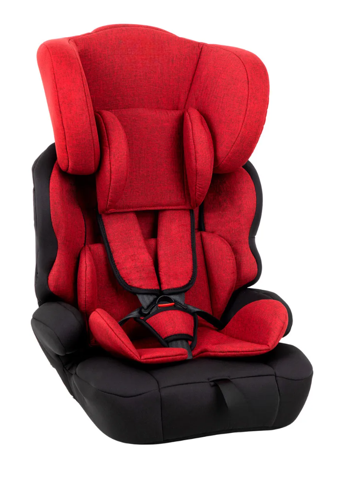 Foto 4 pulgar | Autoasiento Para Carro Silla De Bebe Seguridad 9m A 11 Años Color Rojo Liso