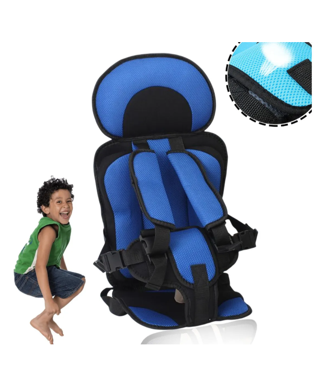 Foto 4 pulgar | Auto Silla Para Bebe Plegabl Seguridad Silla Calidad Alta Azul Del Lago