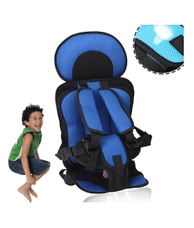 Foto 3 | Auto Silla Para Bebe Plegabl Seguridad Silla Calidad Alta Azul Del Lago