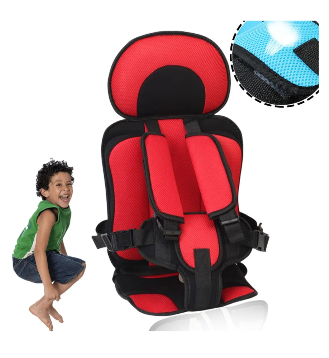 Foto 2 | Auto Silla Para Bebe Plegabl Seguridad Silla Calidad Alta Rojo - Trompeta