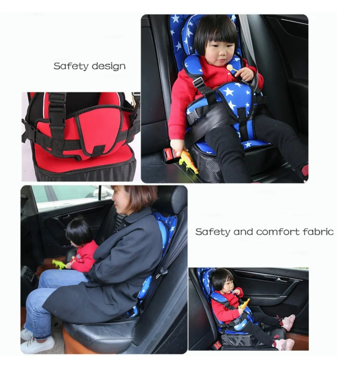 Foto 4 pulgar | Auto Silla Para Bebe Plegabl Seguridad Silla Calidad Alta Rojo - Trompeta