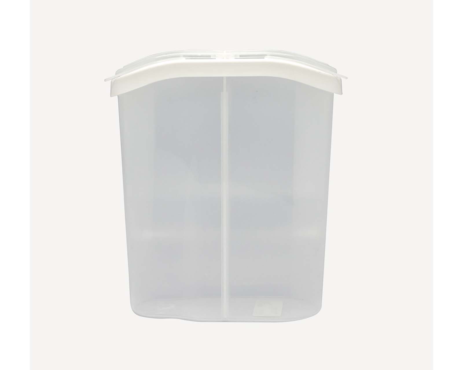 Contenedor Hermético con 2 Divisiones 2.5 l Good & Good M10-CD0003 Transparente de Plástico