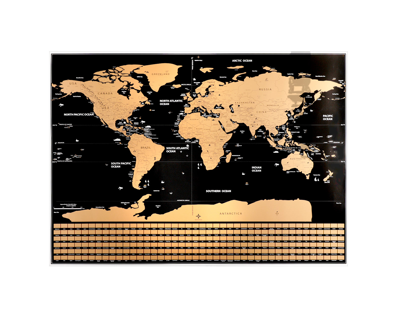 Foto 3 pulgar | Mapa Mundial para Rascar 82x59 cm Redlemon 79757 Multicolor