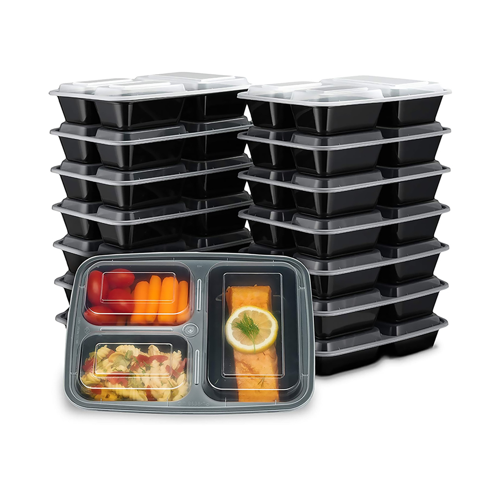 Contenedores Reutilizables Redlemon Bento Box 79467 color Negro 21 Piezas