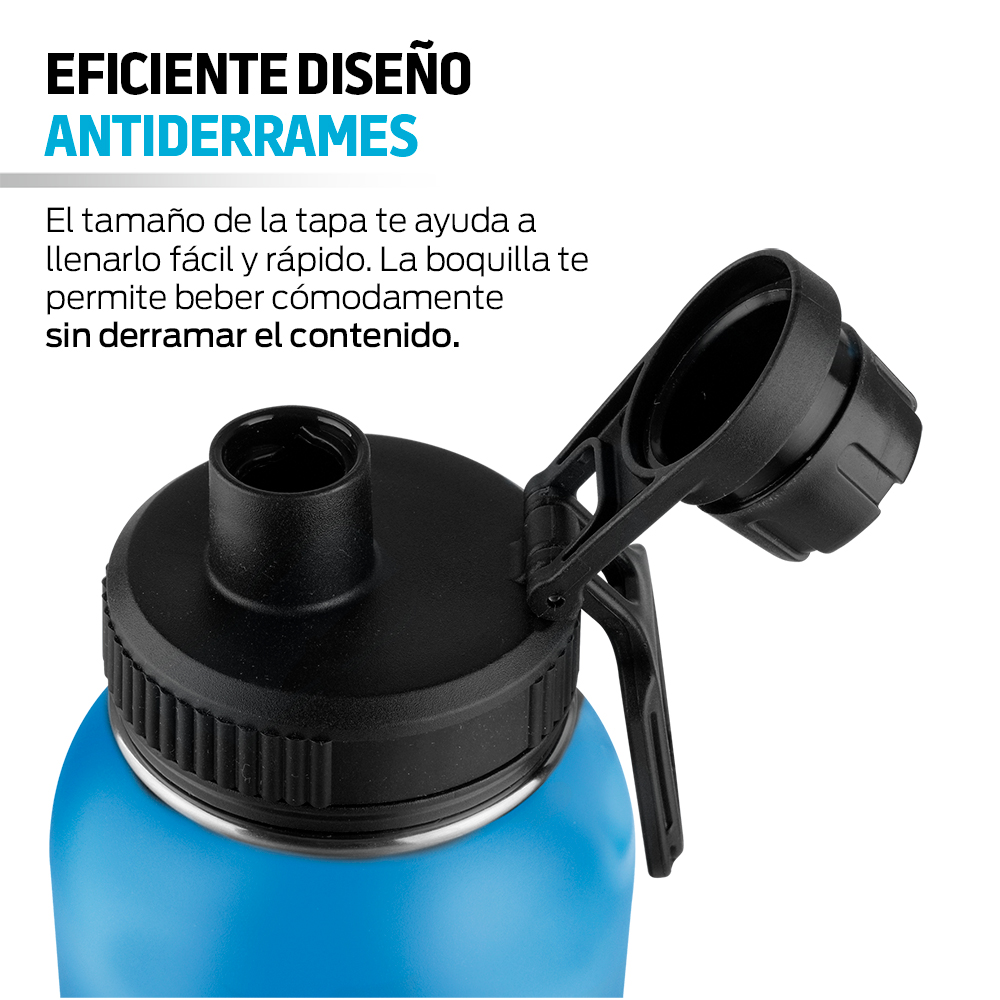 Foto 6 | Termo de Acero Inoxidable 940 ml Redlemon 79051 Azul