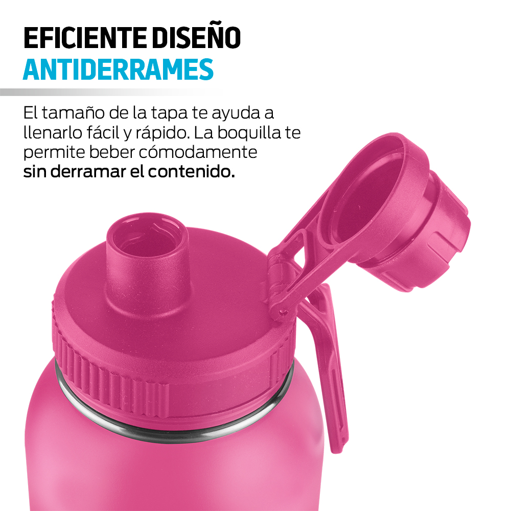 Foto 6 | Termo de Acero Inoxidable 532 ml Redlemon 79755 Rosa