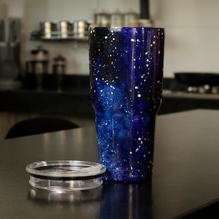 Foto 3 | Termo Metálico Ilios innova 30 oz azul Diseño Galaxia