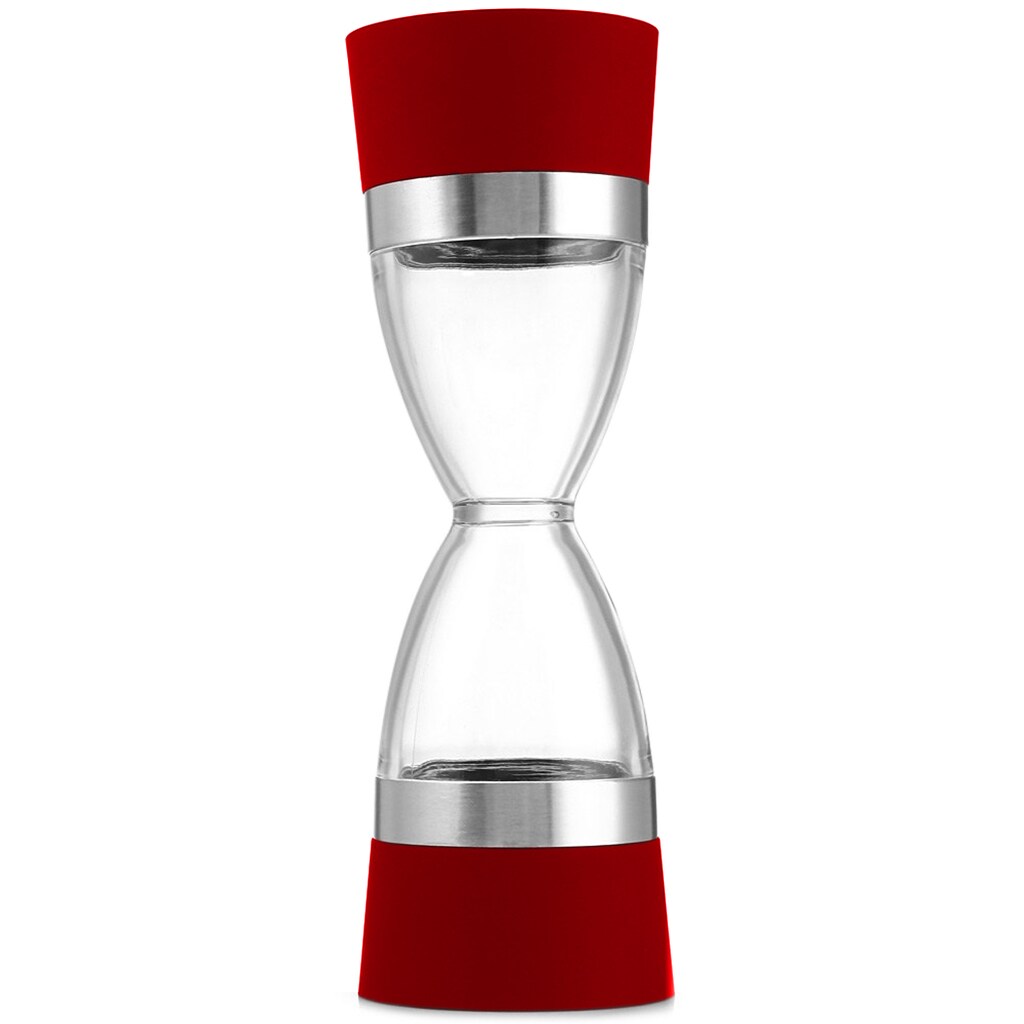 Molino de Pimienta Doble Hourglass color Rojo $3,807