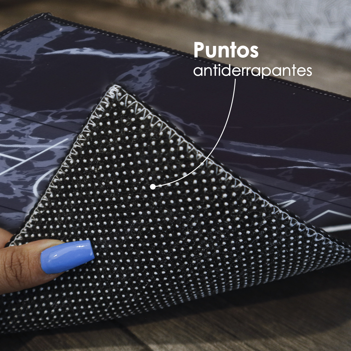 Foto 4 pulgar | Tapete de Cocina Innova color Negro Antideslizante Impermeable y Fácil de Limpiar