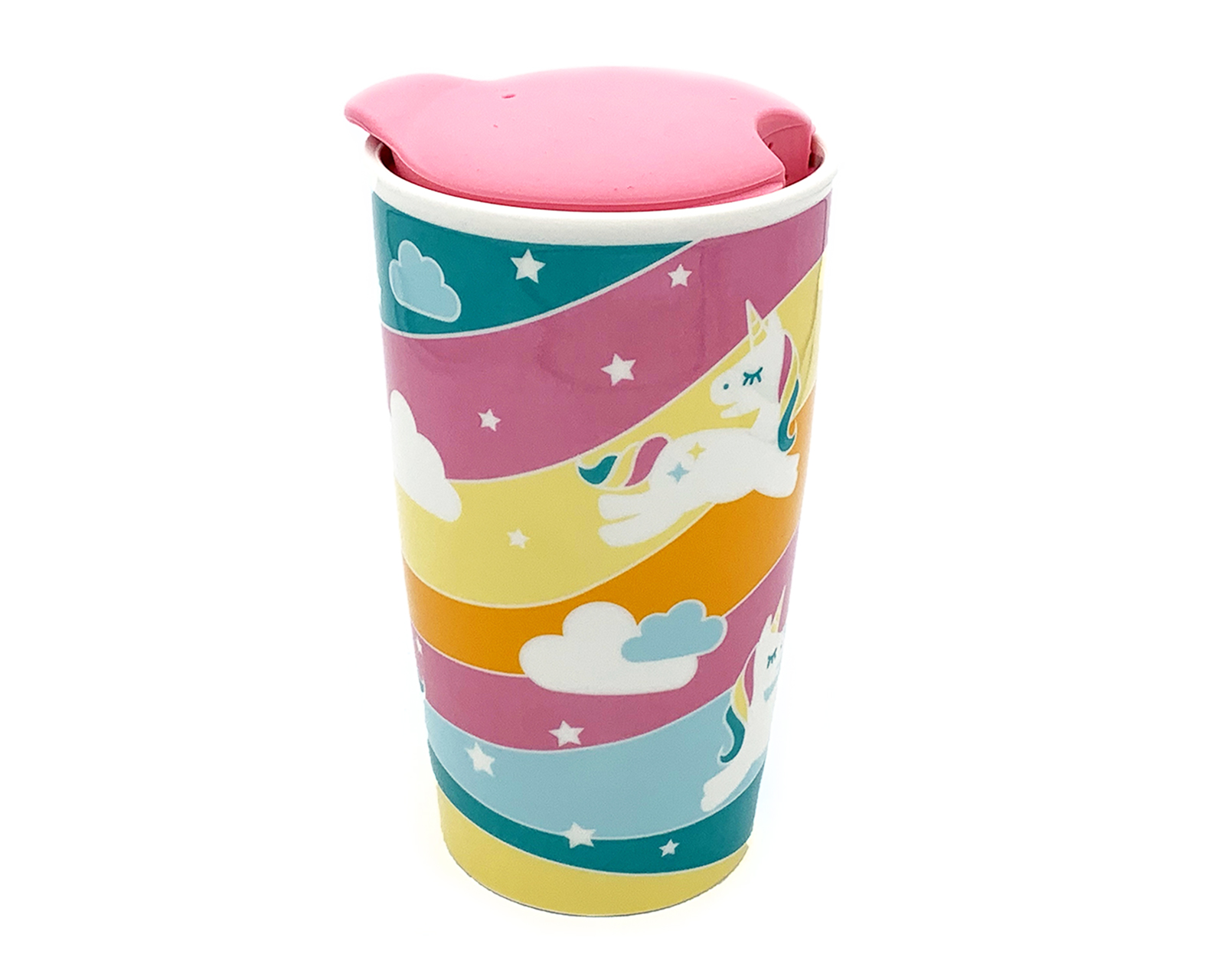 Foto 2 pulgar | Vaso de Viaje Color Rosa con Diseño de Unicornio