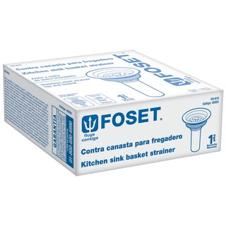 Foto 2 | Contracanasta Foset CO-813 color Plateado de Acero Inoxidable con Tubo de Latón de 3-1/2''