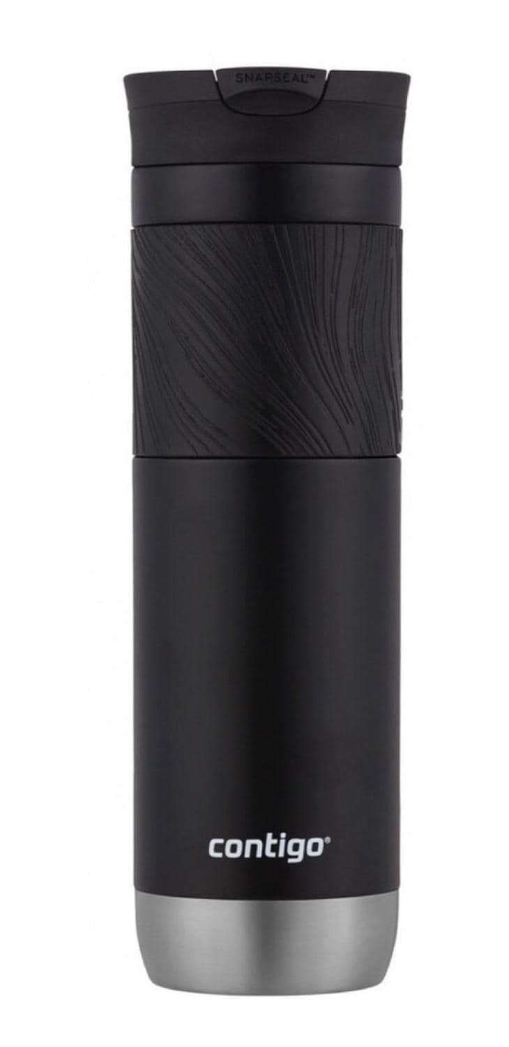 Termo 24 Oz Acero Inoxidable Sistema Snapseal Byron 2.0 Licorice Contigo color Negro $429
