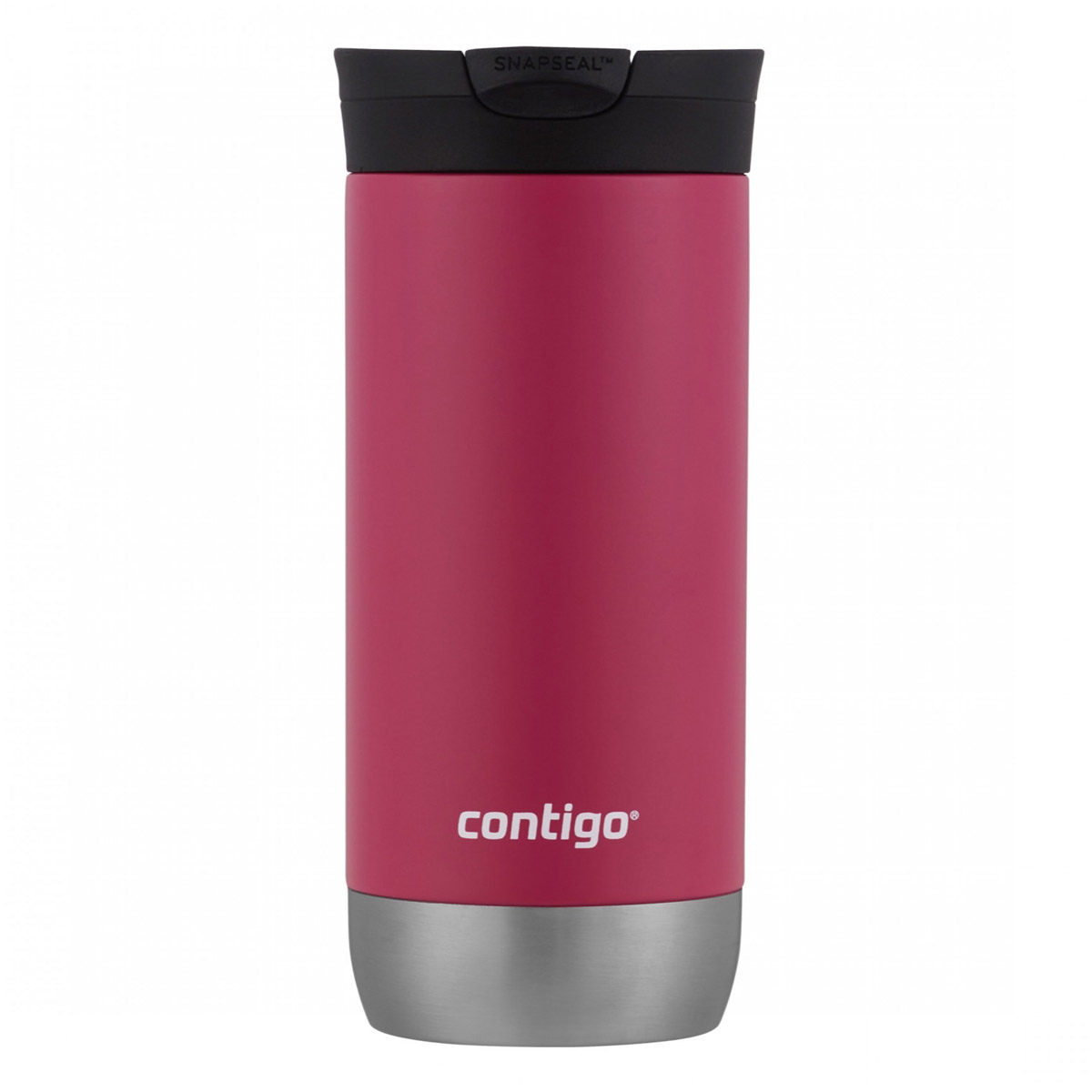 Termo 16 Oz Acero Inoxidable Sistema Snapseal Huron 2.0 Dragon Fruit Contigo color Rojo