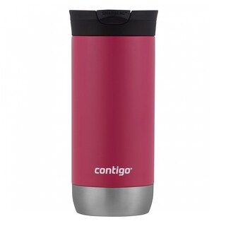 Foto 1 | Termo 16 Oz Acero Inoxidable Sistema Snapseal Huron 2.0 Dragon Fruit Contigo color Rojo