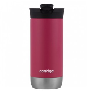 Foto 2 | Termo 16 Oz Acero Inoxidable Sistema Snapseal Huron 2.0 Dragon Fruit Contigo color Rojo