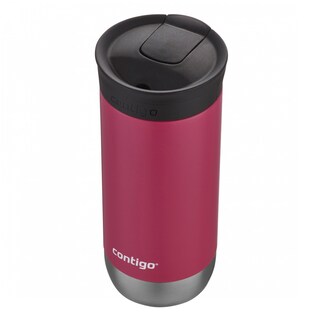 Foto 3 | Termo 16 Oz Acero Inoxidable Sistema Snapseal Huron 2.0 Dragon Fruit Contigo color Rojo